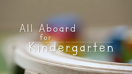 All aboard for kindergarten